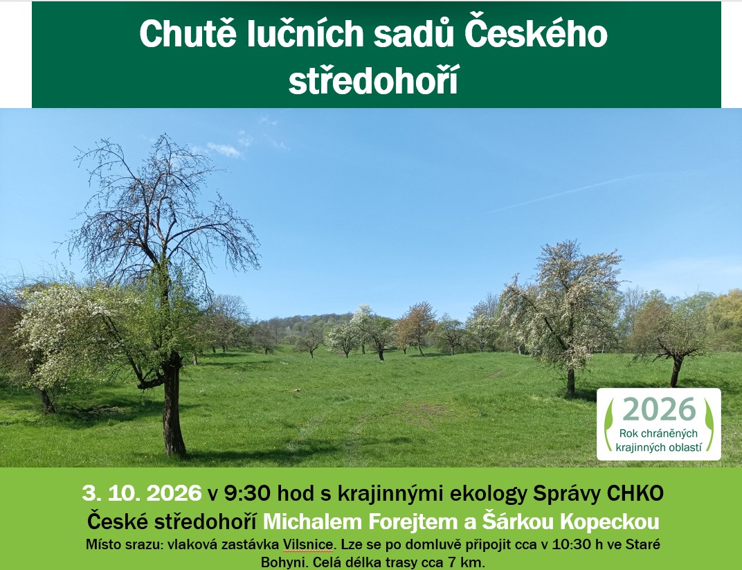 Chutě lučních sadů Českého středohoří